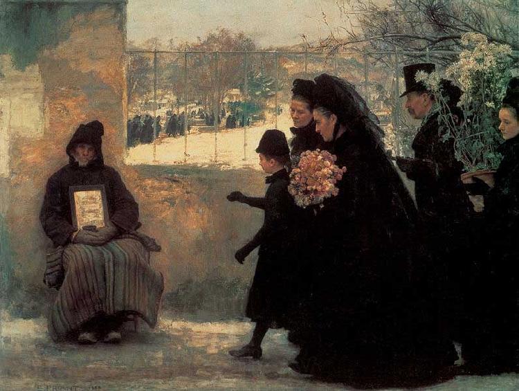 Emile Friant All Saints' Day Germany oil painting art